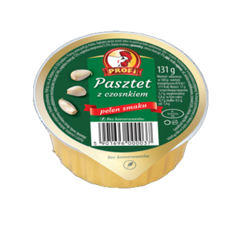 Profi Pasztet z czosnkiem 131g